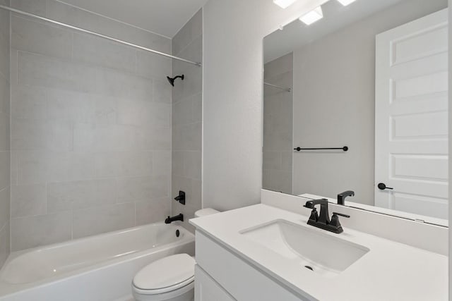 1205 N Roger Hanks Pkwy, Dripping Springs, TX 78620 - full bathroom with toilet, vanity, and shower / bathing tub combination