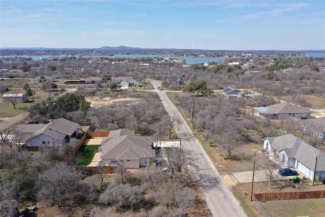 139 W Maple Dr, Marble Falls, TX 78654 - aerial view of property and surrounding area with nearby suburban area