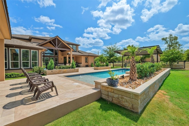 20201 Hickory Grove Ln, Manor, TX 78653 - view of swimming pool featuring a patio area