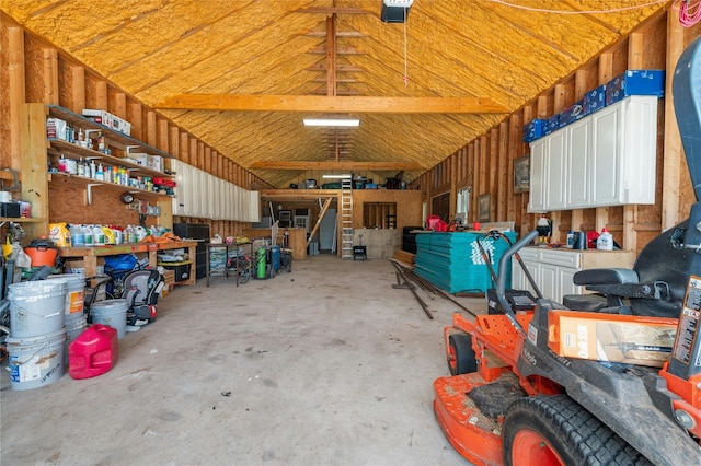 storage with a garage