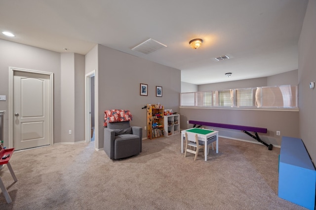 605 Hickory Run Dr, Cedar Park, TX 78613 - recreation room with carpet flooring and baseboards