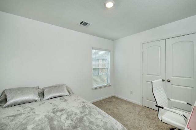 13029 Field Plow Ln, Elgin, TX 78621 - bedroom with light carpet, baseboards, and a closet