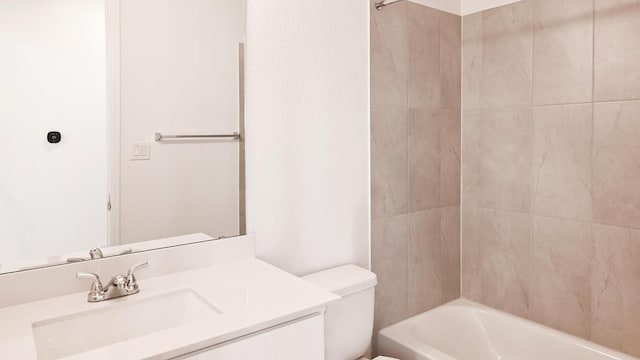 702 Bay Breeze Dr, Kyle, TX 78640 - bathroom with vanity and bathtub / shower combination