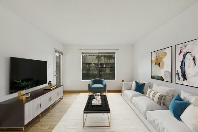 8210 Bent Tree Rd Unit 115, Austin, TX 78759 - living room with light wood-style floors and baseboards