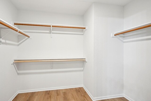 114 Challenger, Kyle, TX 78640 - walk in closet featuring wood finished floors