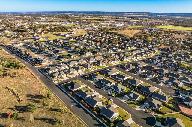 bird's eye view featuring a residential view