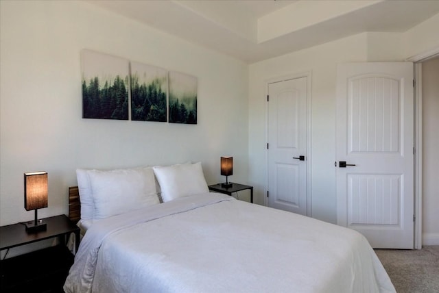 bedroom with carpet flooring