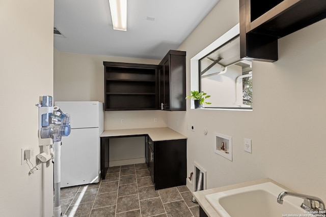 5922 Keller Rdg, New Braunfels, TX 78132 - laundry room with cabinet space, hookup for an electric dryer, and gas dryer hookup