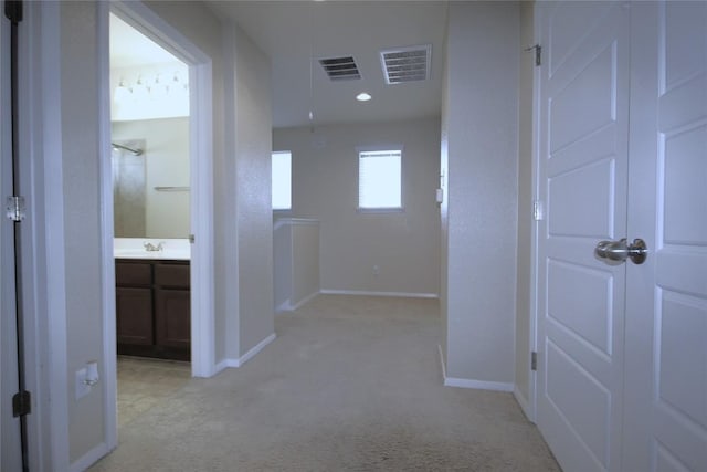 116 Four Star Dr, Elgin, TX 78621 - hall featuring light colored carpet