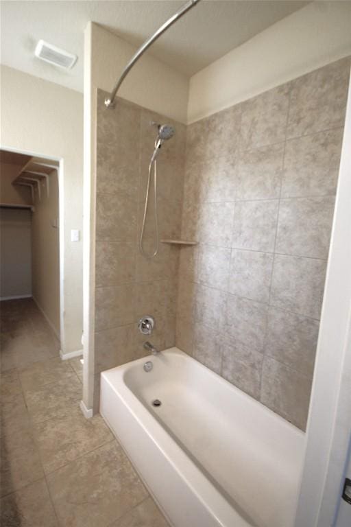 116 Four Star Dr, Elgin, TX 78621 - full bathroom featuring shower / washtub combination and tile patterned floors