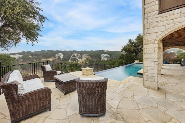 17813 Kingfisher Ridge Dr, Lago Vista, TX 78645 - view of swimming pool with a patio area