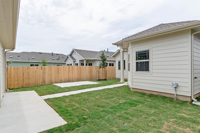359 Witchhazel Way, San Marcos, TX 78666 - fenced backyard with a patio area