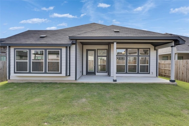 263 Diamondleaf Dr, Buda, TX 78610 - rear view of property with a patio area and a shingled roof