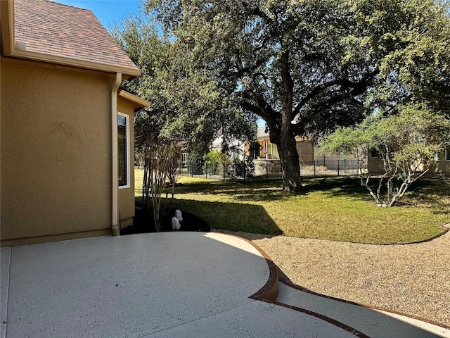 view of patio with fence