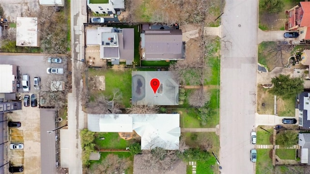 drone / aerial view featuring a residential view