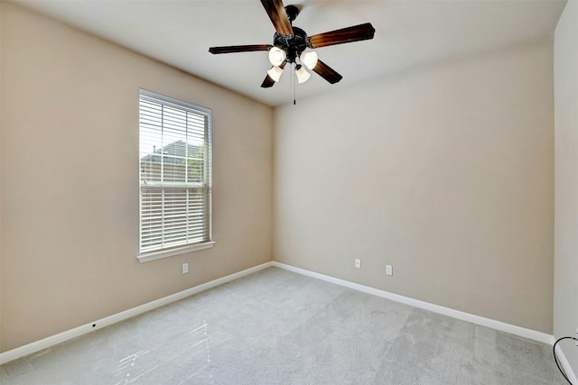 11000 Anderson Mill Rd Unit 52, Austin, TX 78750 - carpeted empty room with baseboards and ceiling fan