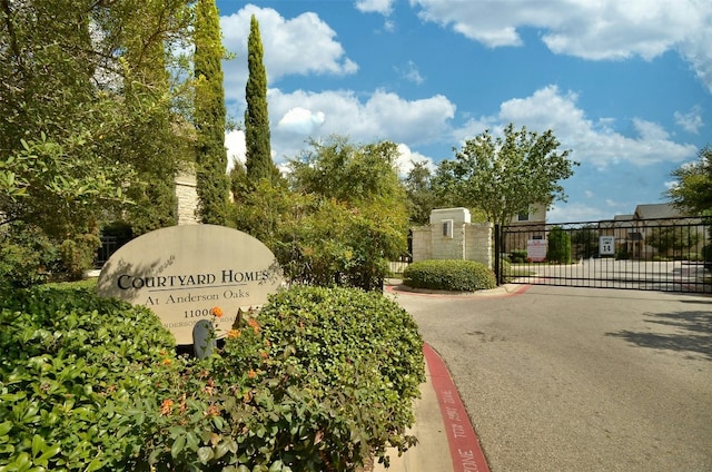 11000 Anderson Mill Rd Unit 52, Austin, TX 78750 - community sign featuring a gate