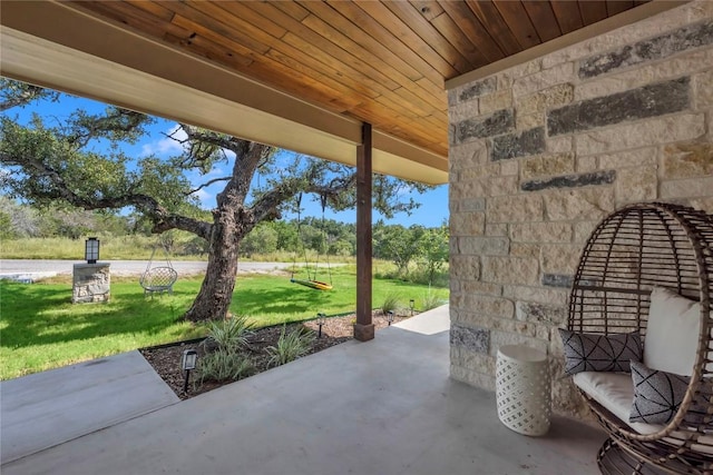 view of patio