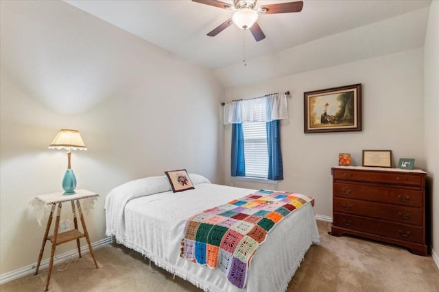 221 Joseph Dr, Buda, TX 78610 - bedroom with carpet floors, baseboards, and lofted ceiling