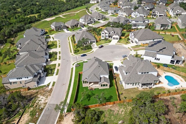 100 Wild Bluebell Cv, Georgetown, TX 78628 - aerial overview of property's location featuring nearby suburban area
