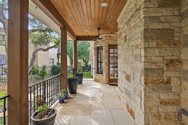 41 Tiburon Dr, The Hills, TX 78738 - view of patio / terrace featuring a ceiling fan