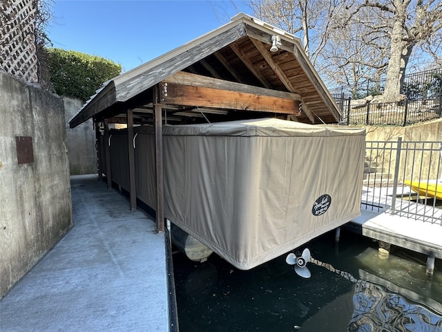 100 Boot Hl, Horseshoe Bay, TX 78657 - exterior space with fence