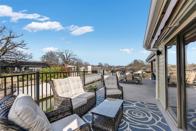 100 Boot Hl, Horseshoe Bay, TX 78657 - exterior space with a residential view, a balcony, and an outdoor living space