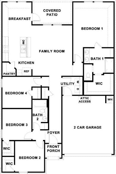 2500 Bear Juice Vw, Leander, TX 78641 - view of floor plan / room layout