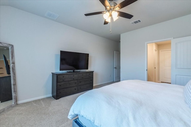 2500 Bear Juice Vw, Leander, TX 78641 - bedroom with carpet flooring, baseboards, and ceiling fan