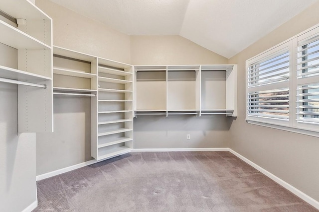 6303 Needham Ln, Austin, TX 78739 - walk in closet with carpet flooring and lofted ceiling