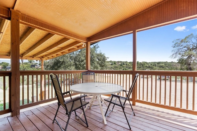15001 Dexler Dr, Austin, TX 78734 - deck featuring outdoor dining space