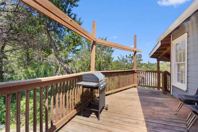 15001 Dexler Dr, Austin, TX 78734 - deck featuring a grill