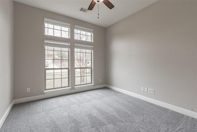 201 Seminole Canyon Dr, Georgetown, TX 78628 - empty room featuring ceiling fan and carpet