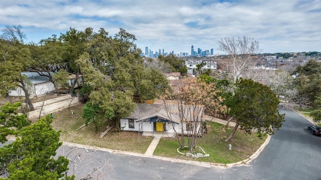 400 Cherry Hill Dr, Austin, TX 78704 - drone / aerial view with a view of city