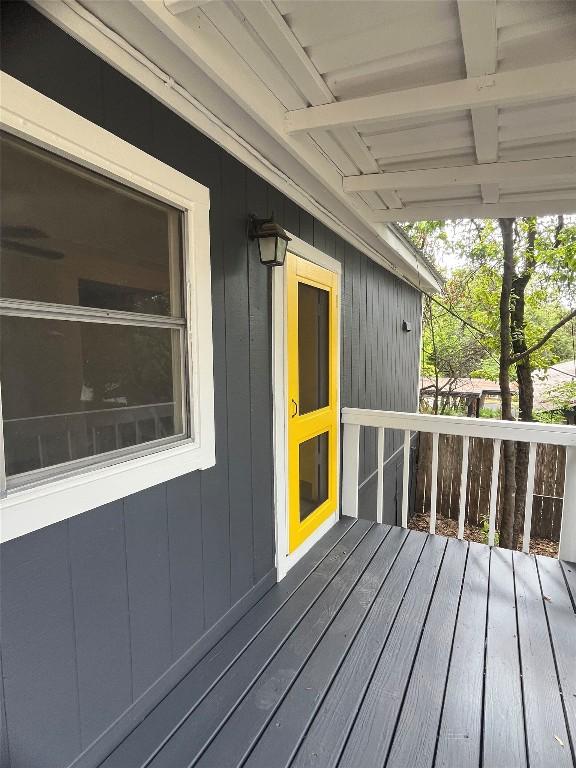 400 Cherry Hill Dr, Austin, TX 78704 - view of wooden deck