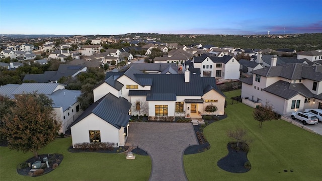 birds eye view of property featuring a residential view