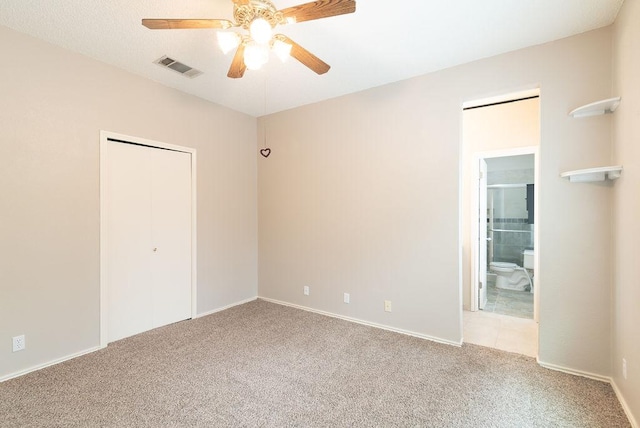 8507 Chat Ln, Round Rock, TX 78681 - spare room featuring carpet flooring and a ceiling fan
