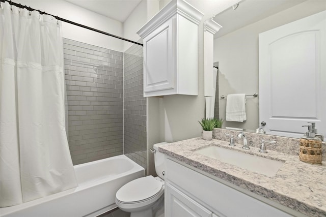 1820 Ficuzza Way, Leander, TX 78641 - full bath with vanity, shower / tub combo with curtain, and toilet