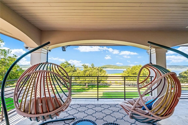 15210 Rainbow One St, Austin, TX 78734 - balcony with a water view