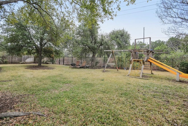 3304 Mulberry Creek Dr, Austin, TX 78732 - fenced backyard with a playground