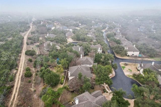 3304 Mulberry Creek Dr, Austin, TX 78732 - aerial overview of property's location featuring nearby suburban area