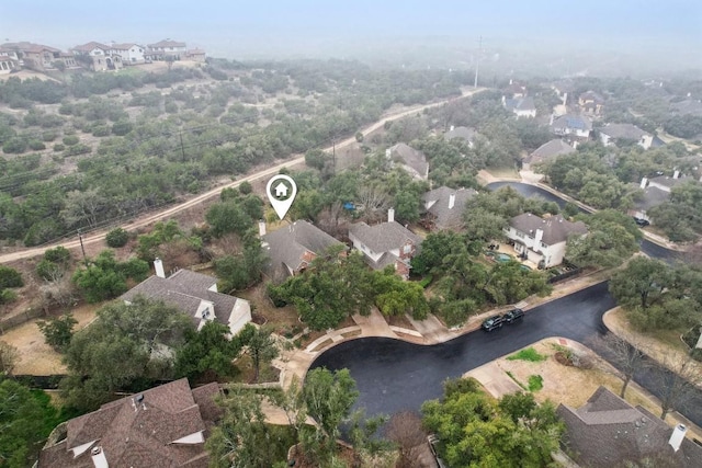 3304 Mulberry Creek Dr, Austin, TX 78732 - aerial view of property and surrounding area featuring nearby suburban area