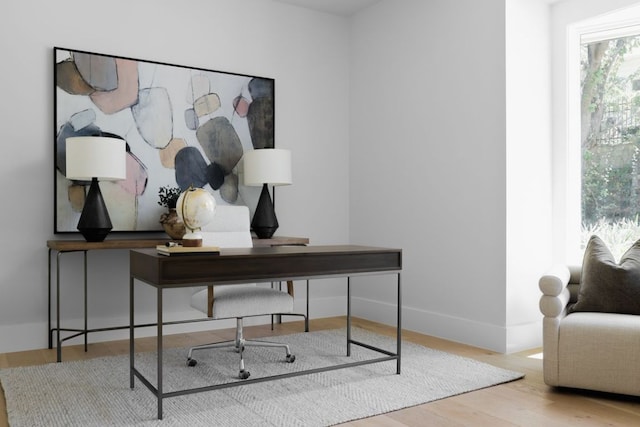 3614 Murillo Cir, Austin, TX 78703 - office space featuring wood finished floors and baseboards