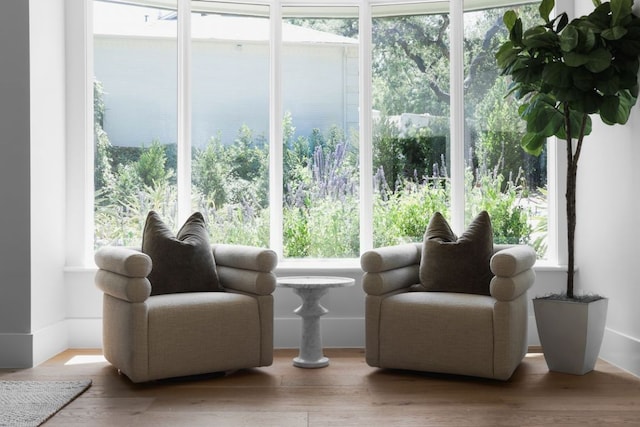 sunroom with a healthy amount of sunlight