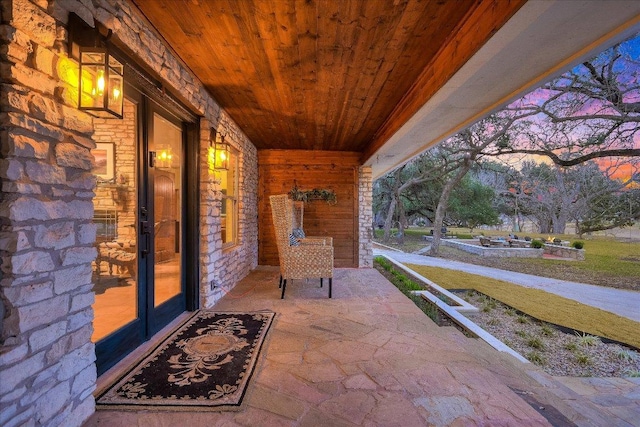 1920 River Rd, Wimberley, TX 78676 - view of covered porch