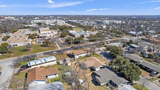 aerial view featuring a residential view