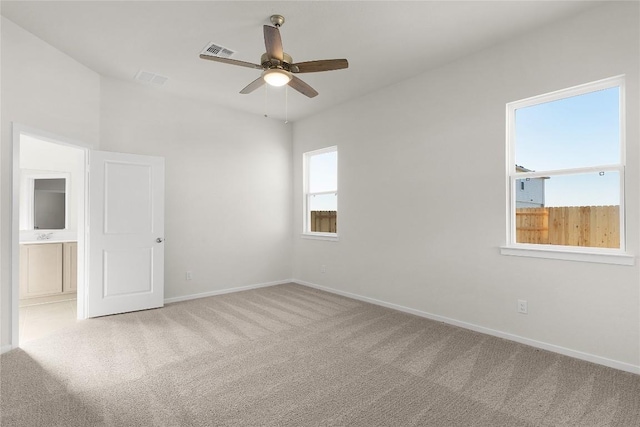 2705 Sage Ranch Dr Unit 6, Leander, TX 78641 - carpeted empty room with a ceiling fan and baseboards