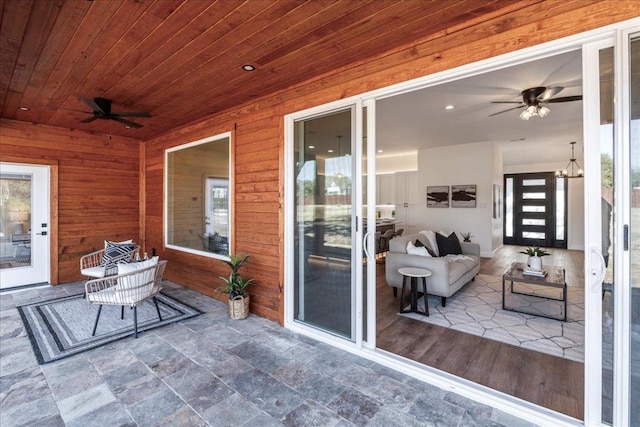 15400 Fm 1826, Austin, TX 78737 - view of patio with a ceiling fan