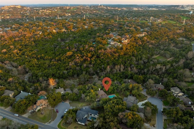 drone / aerial view featuring a residential view