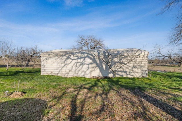 exterior space featuring a rural view